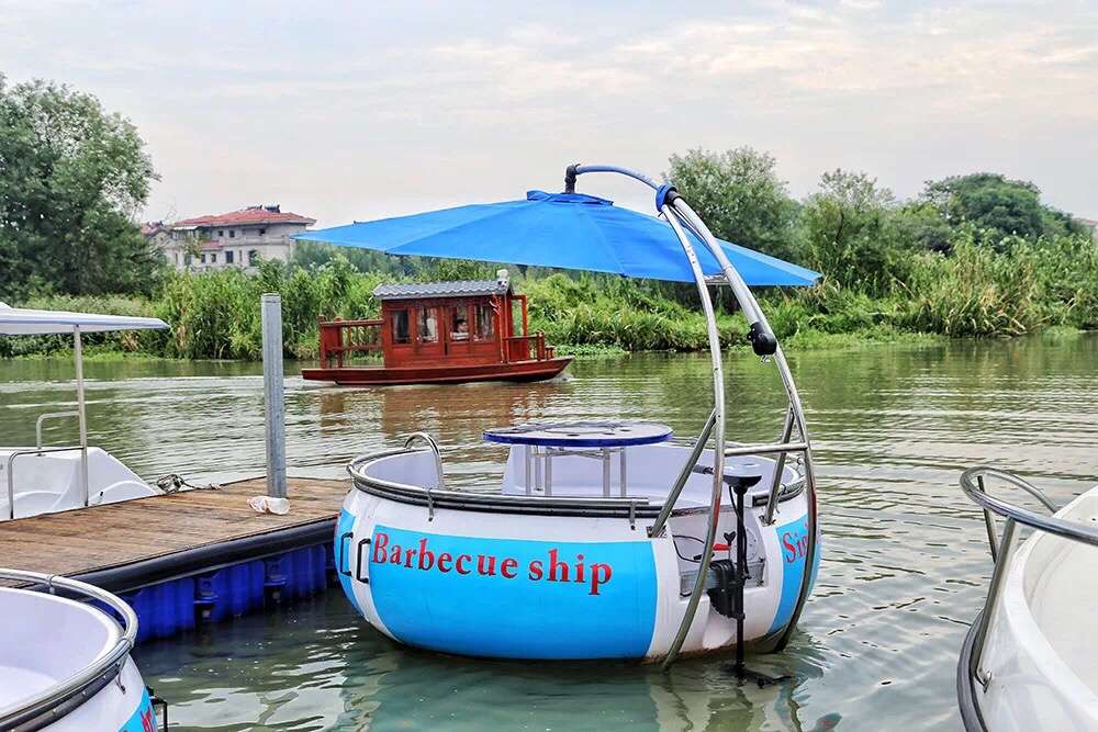 燒烤船，麻將船，BBQ