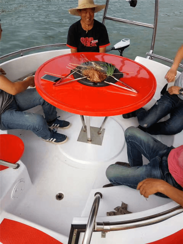 燒烤船，麻將船，BBQ