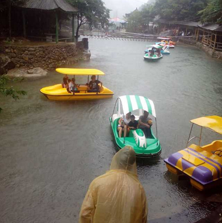 2人神州八號腳踏船